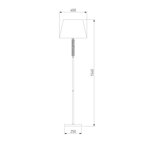 Торшер Eurosvet Alcamo 01076/1 перламутровое золото