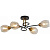 Потолочная люстра Illumico IL8263-4COU-79 BK GD