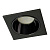 Светильник встраиваемый Feron DL3112 потолочный MR16 G5.3  черный + черный хром 51408