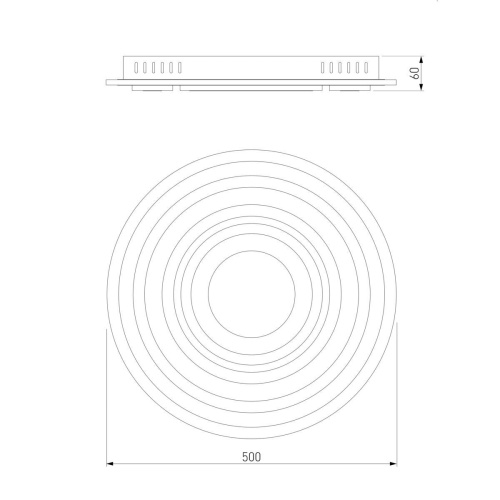 Потолочный светодиодный светильник Eurosvet Floris 90220/1 белый