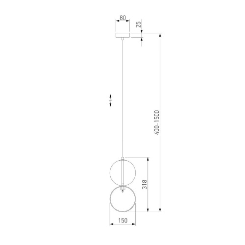 Подвесной светильник Eurosvet Selisa 50092/1 Подвесной светильник Eurosvet Selisa 50092/1