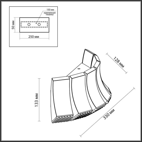 Настенный светодиодный светильник Odeon Light Asturo 4994/12WL Настенный светодиодный светильник Odeon Light Asturo 4994/12WL