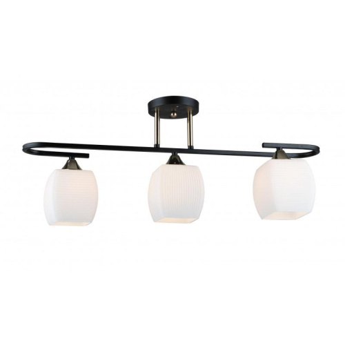Потолочная люстра IMEX MD.5485-3-S-BK+FGD Потолочная люстра IMEX MD.5485-3-S-BK+FGD