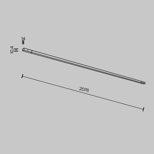 Трековый светильник Technical TR180-1-24WTW-B Трековый светильник Technical TR180-1-24WTW-B