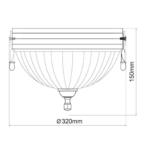 Потолочный светильник MW-Light Афродита 317011202