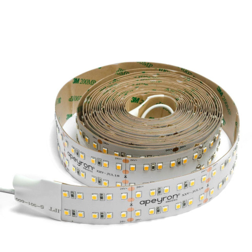 Светодиодная лента Apeyron 38W/m 240 диодов/2м 2835SMD дневной белый 5M 00-315 Светодиодная лента Apeyron 38W/m 240 диодов/2м 2835SMD дневной белый 5M 00-315
