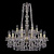 Подвесная люстра Bohemia Ivele 1409/12+6/240/h-77/G