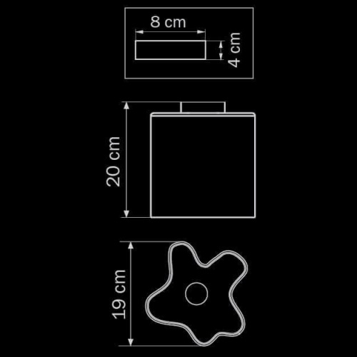 Потолочный светильник Lightstar Nubi 802010 Потолочный светильник Lightstar Nubi 802010