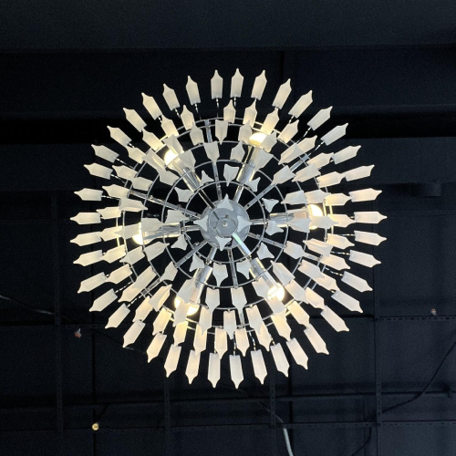 Люстра Eich Chandelier Nova 9 D65 Nickel By Imperiumloft