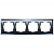 Рамка Werkel Diamant на 4 поста черный WL08-Frame-04 4690389054426
