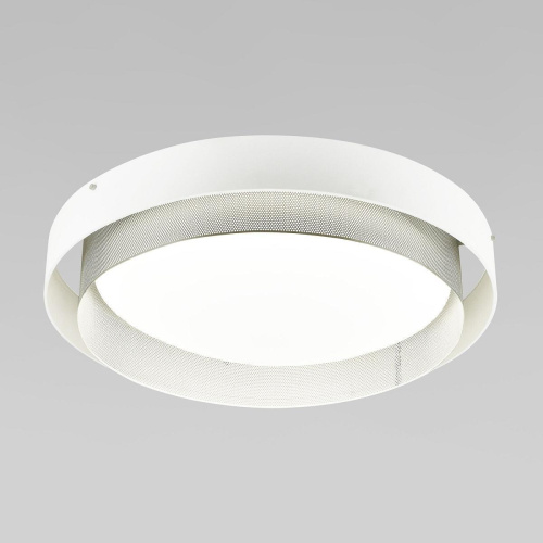 Потолочный светодиодный светильник Eurosvet Imperio 90287/1 белый/серебро Smart Потолочный светодиодный светильник Eurosvet Imperio 90287/1 белый/серебро Smart