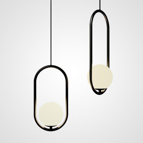 Подвесной Светильник Matthew Mccormick Hoop 40 Black Mila Pendant By Imperiumloft