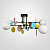 Потолочная Люстра Matisse B D80 Black Multicolor By Imperiumloft