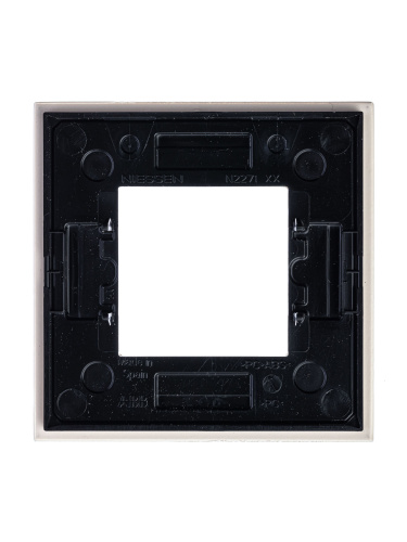 Рамка 1-постовая ABB Zenit стекло жемчужное 2CLA227100N3501