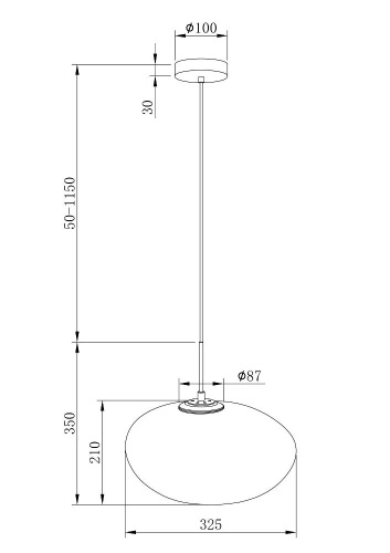 Подвесной светодиодный светильник Maytoni Roca MOD004PL-L5W3K