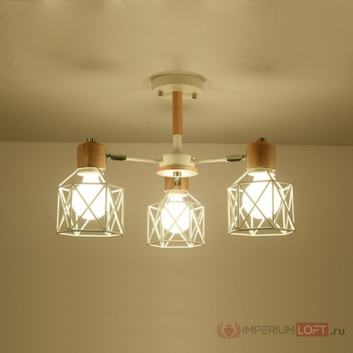 Потолочная Люстра Corf B3 White 8 Lamps By Imperiumloft