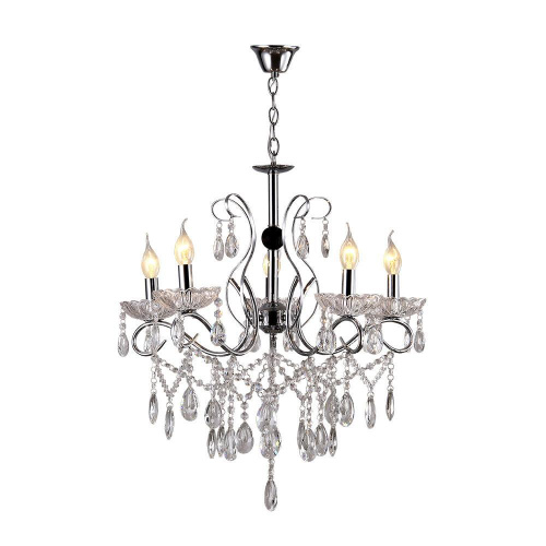 Подвесная люстра Seven Fires Bellona WD3545/5H-CR-CL Подвесная люстра Seven Fires Bellona WD3545/5H-CR-CL