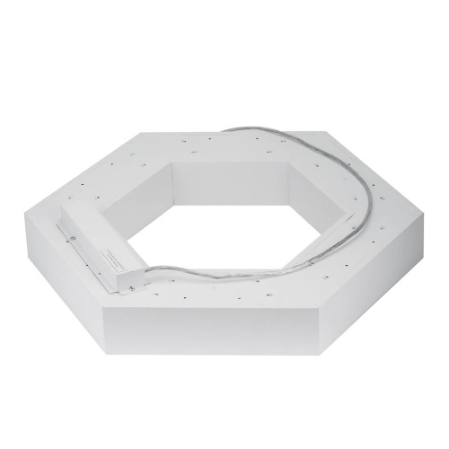 Подвесной светодиодный cветильник Geometria ЭРА Hexagon SPO-123-W-40K-045 45Вт 4000К белый Б0050554 Подвесной светодиодный cветильник Geometria ЭРА Hexagon SPO-123-W-40K-045 45Вт 4000К белый Б0050554