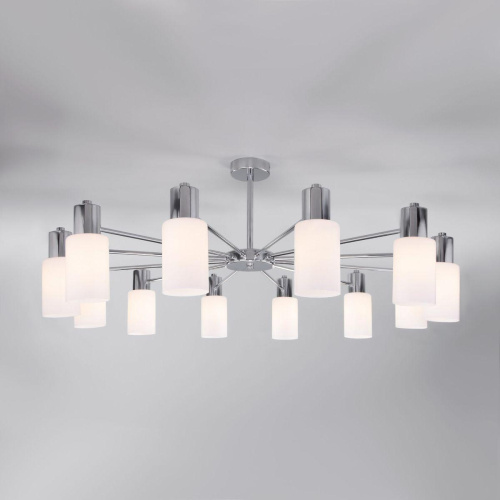 Потолочная люстра Eurosvet Vegga 70160/12 хром Smart