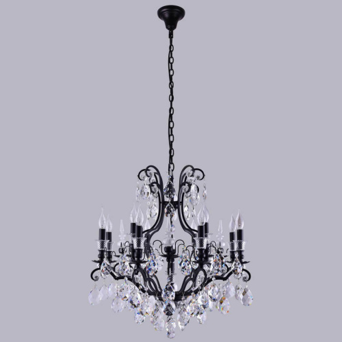 Подвесная люстра Crystal Lux Magnifico SP13 Black/Transparent Подвесная люстра Crystal Lux Magnifico SP13 Black/Transparent