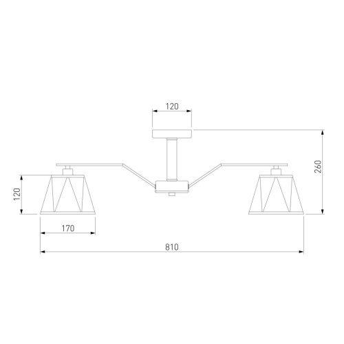 Потолочная люстра Eurosvet 60076/8 хром