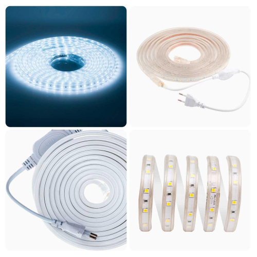 Светодиодная влагозащищенная лента Apeyron 4,8W/m 60LED/m 3528SMD холодный белый 5M 10-04 Светодиодная влагозащищенная лента Apeyron 4,8W/m 60LED/m 3528SMD холодный белый 5M 10-04