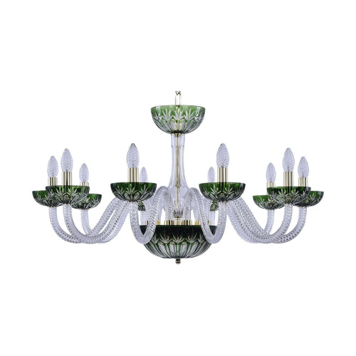 Подвесная люстра Bohemia Ivele 1308/10/300 G Cl/Clear-Green/H-1I Подвесная люстра Bohemia Ivele 1308/10/300 G Cl/Clear-Green/H-1I