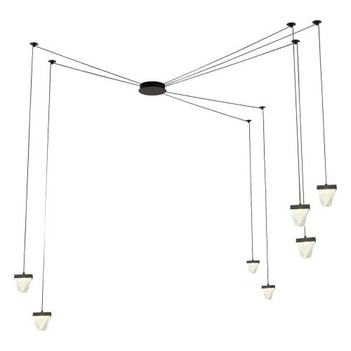 Подвесная светодиодная люстра Lussole Loft Littlerock LSP-7096 Подвесная светодиодная люстра Lussole Loft Littlerock LSP-7096