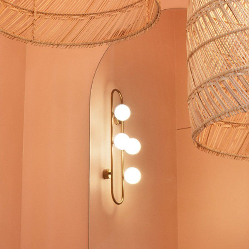 Настенное Бра Hoop Wall H77 Gold By Imperiumloft
