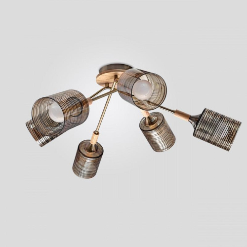 Потолочная люстра IMEX MD.4536-6-S AB Потолочная люстра IMEX MD.4536-6-S AB