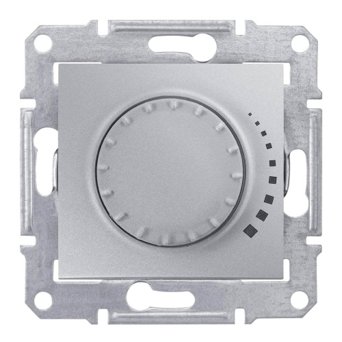 Диммер поворотный емкостный проходной Schneider Electric Sedna 60-500W SDN2200560