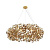 Подвесная люстра Crystal Lux GARDEN SP9 D800 GOLD