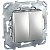 Переключатель двухклавишный Schneider Electric Unica 10AX 250V MGU5.213.30ZD