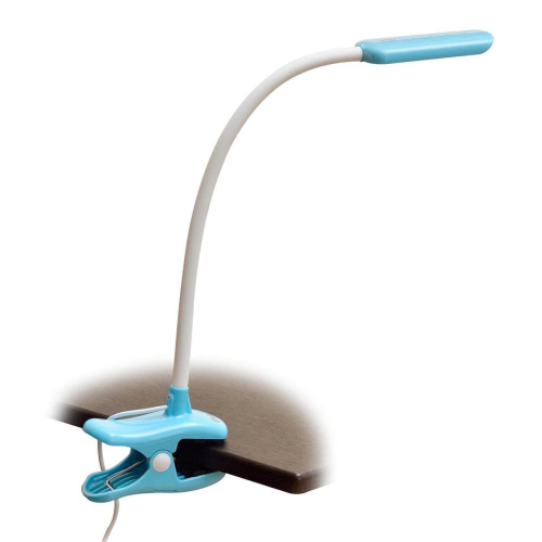 Настольная лампа Uniel TLD-554 Blue/LED/400Lm/5500K/Dimmer UL-00003646 Настольная лампа Uniel TLD-554 Blue/LED/400Lm/5500K/Dimmer UL-00003646