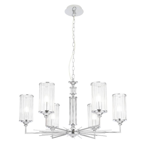 Подвесная люстра Crystal Lux Gloria SP6 Chrome Подвесная люстра Crystal Lux Gloria SP6 Chrome