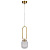 Подвесной светильник Crystal Lux Carolina SP1 V2 BRASS