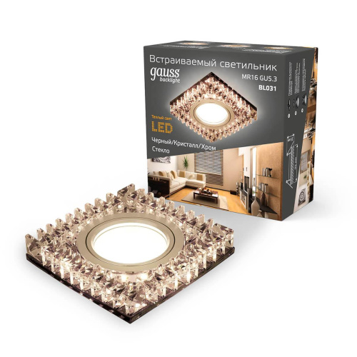 Встраиваемый светильник Gauss Backlight BL031
