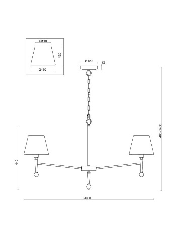 Подвесная люстра Freya Rosemary FR5190PL-07BS Подвесная люстра Freya Rosemary FR5190PL-07BS