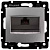 Розетка компьютерная RJ45 Legrand Valena 6 кат UTP с захватами алюминий 770246