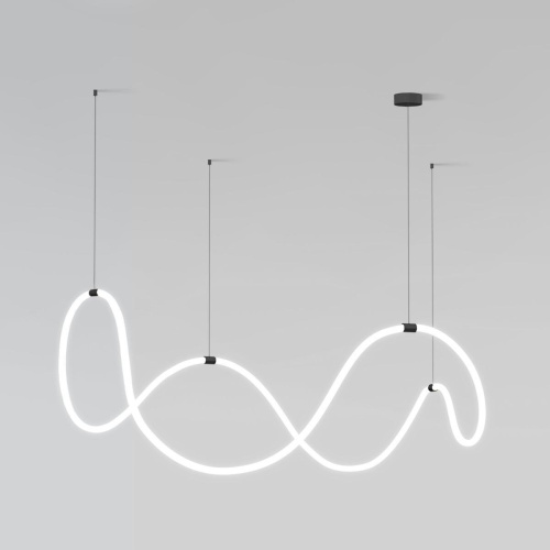 Подвесной светодиодный светильник Eurosvet 90288/1 черный Подвесной светодиодный светильник Eurosvet 90288/1 черный