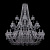 Подвесная люстра Bohemia Ivele 1403/20+10+5/530/3d Ni
