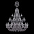 Подвесная люстра Bohemia Ivele 1409/20+10+5/530/XL-203/3d Ni