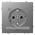 Розетка Schneider Electric Merten D-Life 16A с/з и LED модулем MTN2304-6036