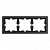 Рамка 3-постовая Schneider Electric Merten D-Life MTN4030-6547