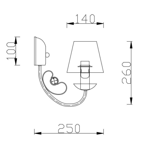 Бра Rivoli Mattina 2022-401 Б0038427