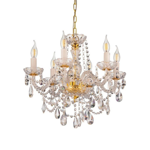 Подвесная люстра Lumina Deco Eliza LDP 7026-6 SL+GD Подвесная люстра Lumina Deco Eliza LDP 7026-6 SL+GD