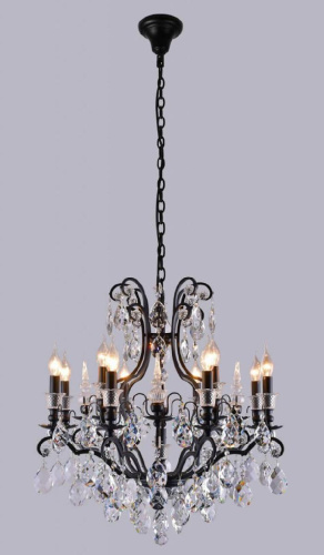 Подвесная люстра Crystal Lux Magnifico SP13 Black/Transparent Подвесная люстра Crystal Lux Magnifico SP13 Black/Transparent