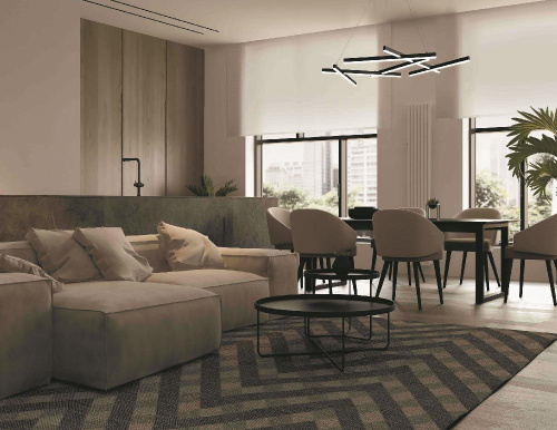 Подвесной светодиодный светильник Maytoni Line MOD016PL-L75B