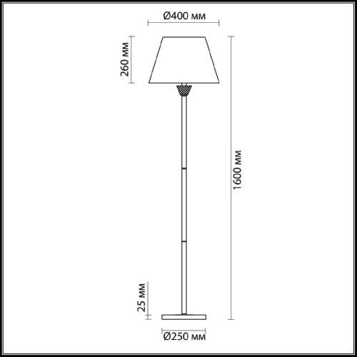 Торшер Lumion Abigail 4433/1F
