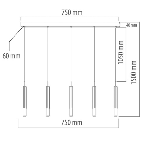 Подвесной светодиодный светильник De Markt Ракурс 6 631012405